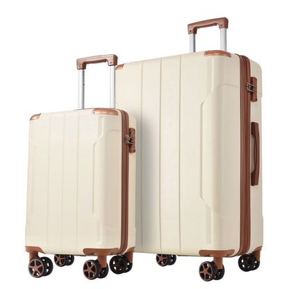 EUROCO 3 Piece Luggage Set, Expandable Hardshell Suitcase with TSA Lock and Double Spinner Wheels,ABS Lightweight Durable Travel luggage Set(20"/24"/28"),Blue