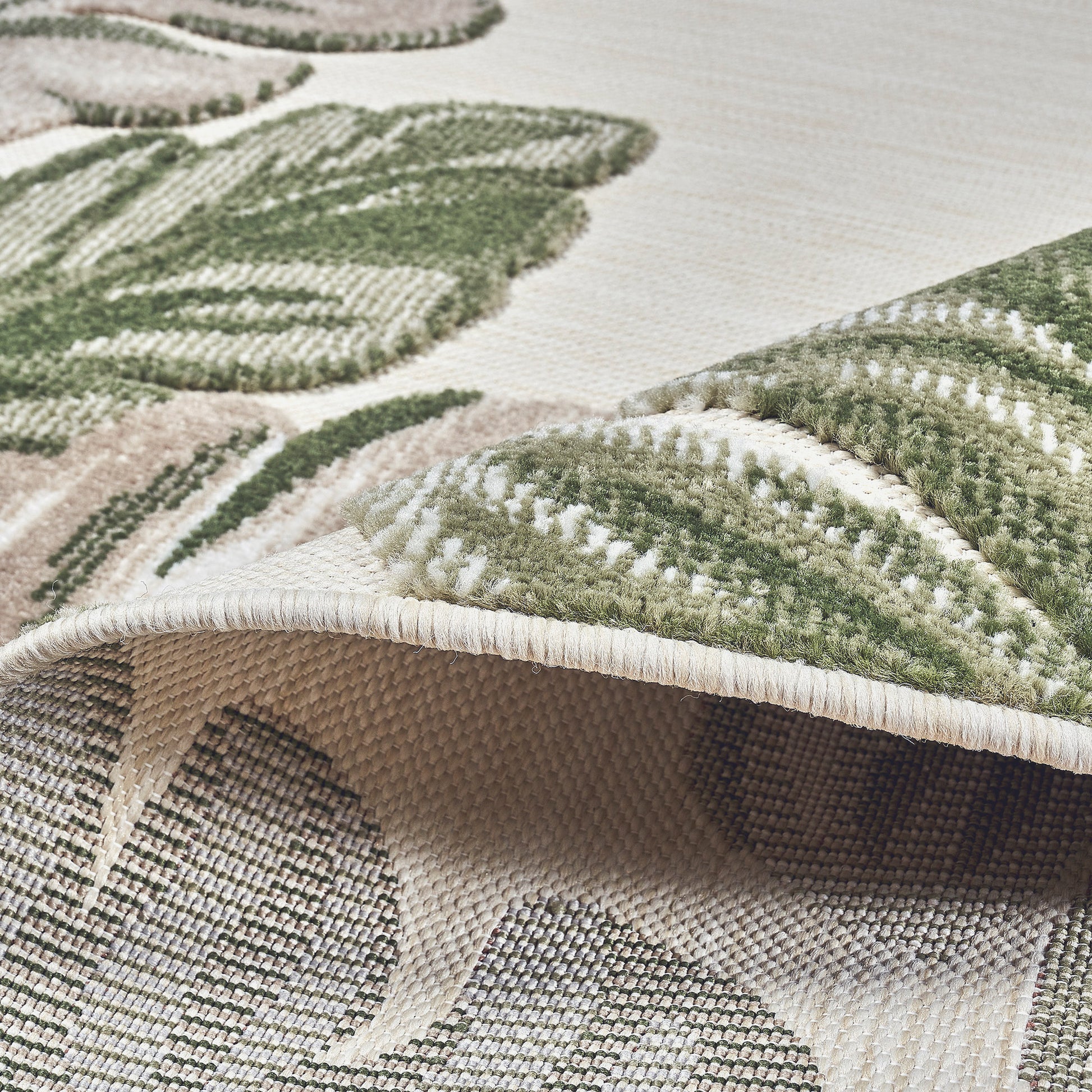Laguna Indoor/Outdoor Area Rug, Molokai Ivory, 6’6” x 9’6”