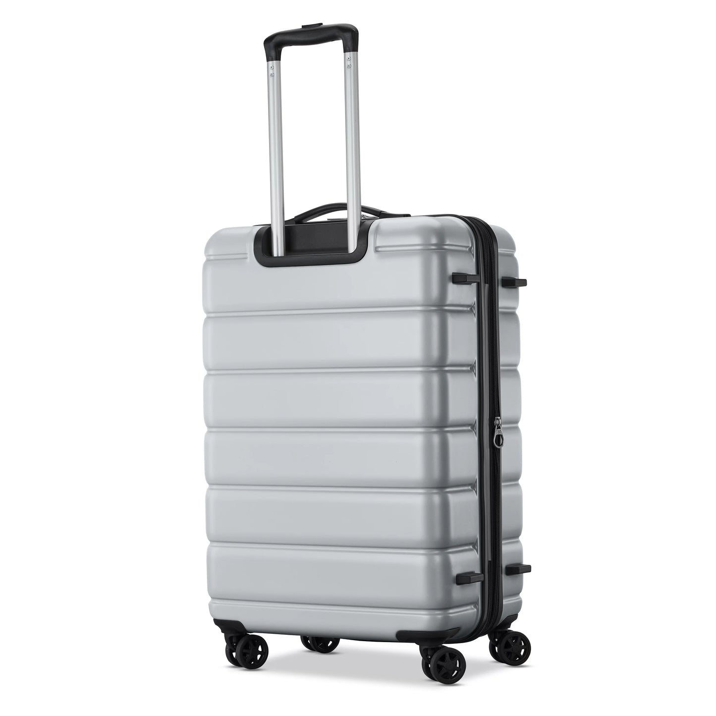American Tourister Roll Out 2-Piece Luggage Set with Spinner Wheels (Carry on/Medium Checked) - Silver