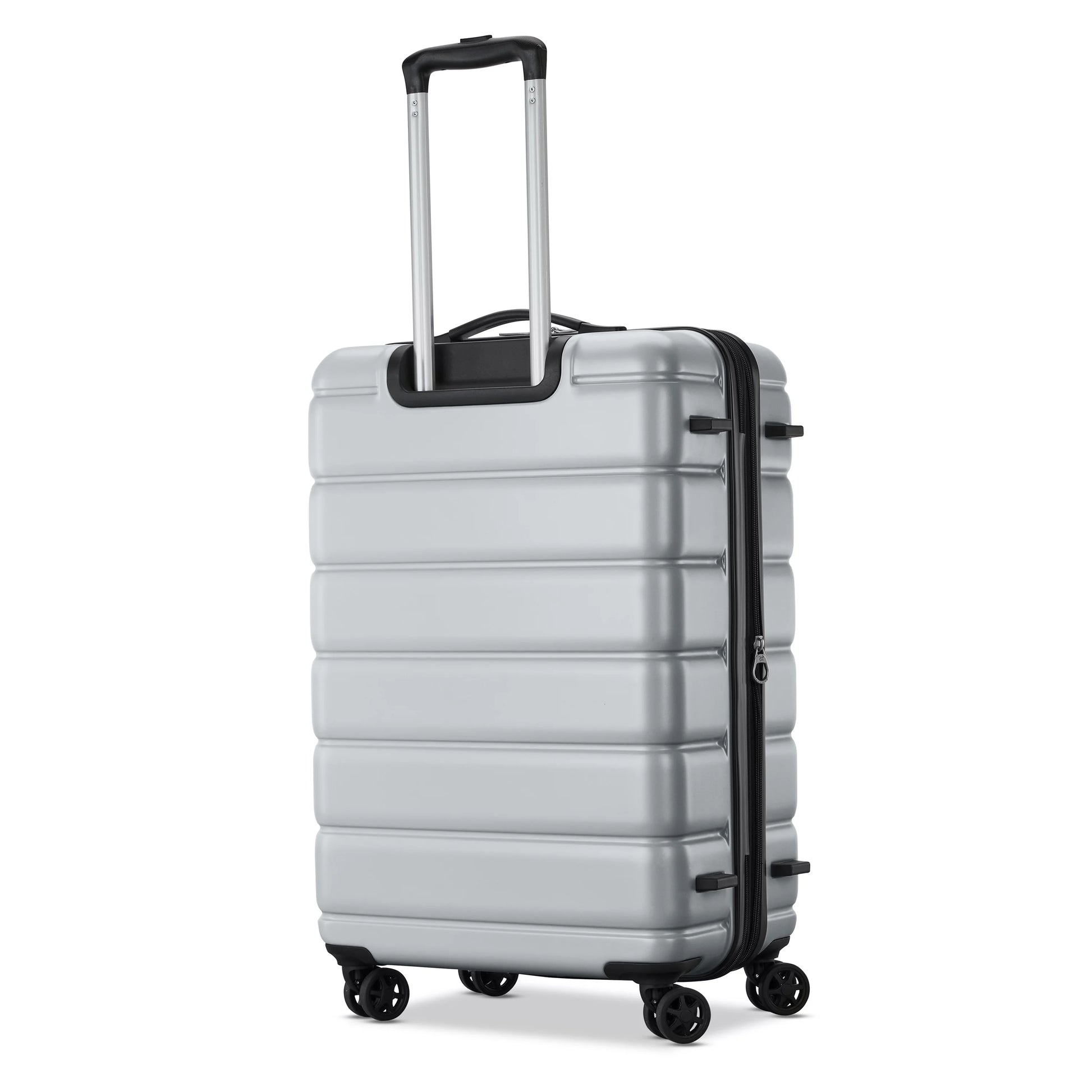 American Tourister Roll Out 2-Piece Luggage Set with Spinner Wheels (Carry on/Medium Checked) - Silver