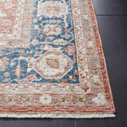 SAFAVIEH Limitee Codie Oriental Area Rug, Rust/Blue, 8' x 10'