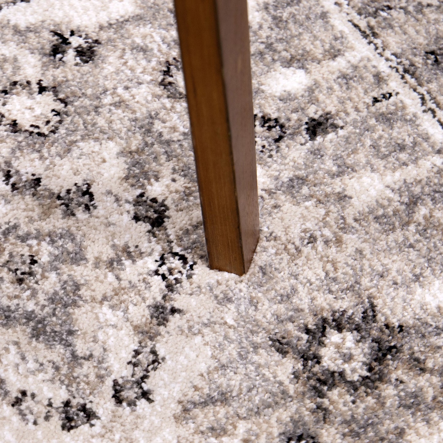 My Texas House Preston 9' X 12' Gray Floral Area Rug