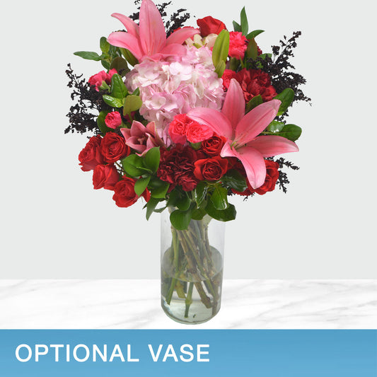 Passion Vase Arrangement