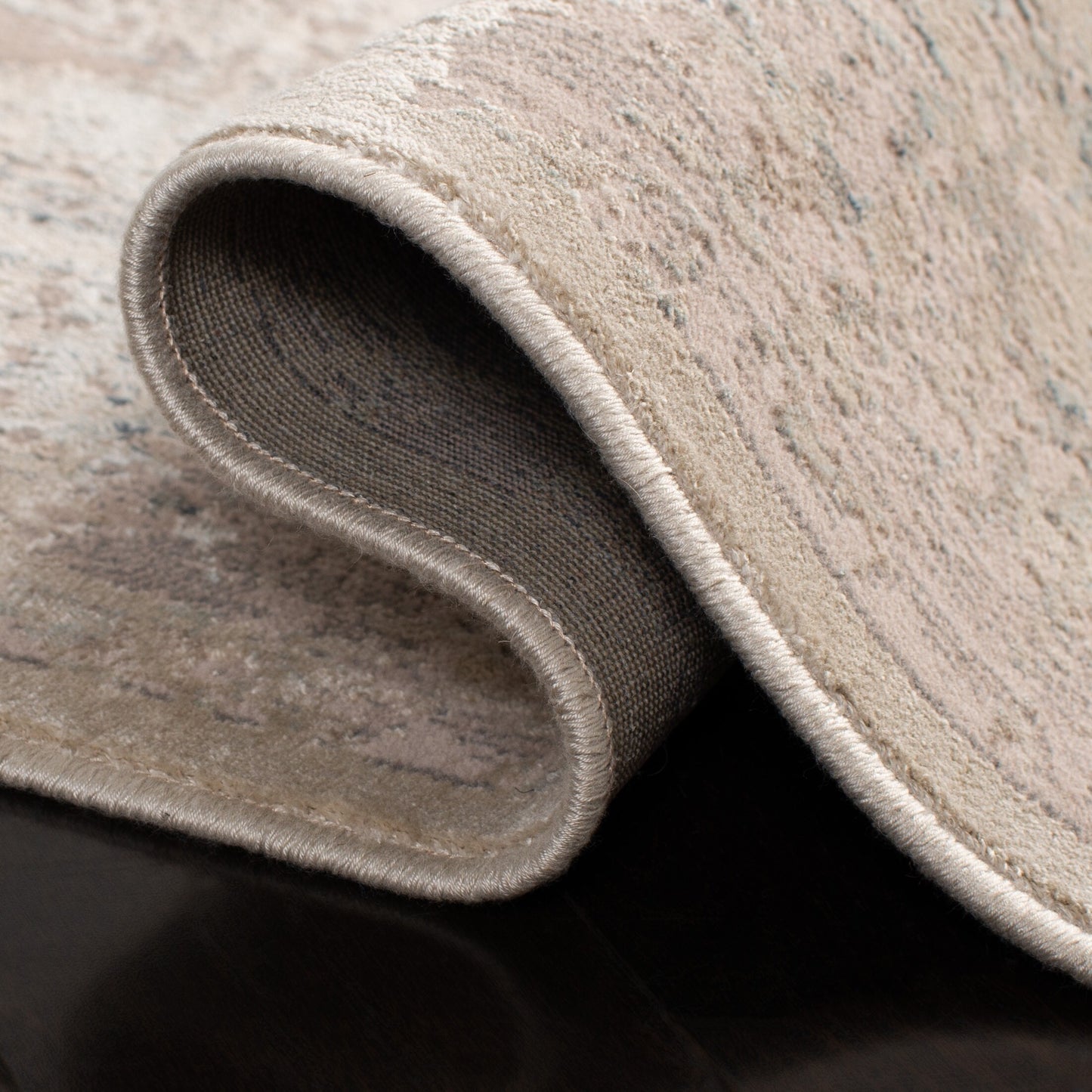 SAFAVIEH Noble Oswald Distressed Abstract Area Rug, Beige/Cream, 5'1" x 7'6"