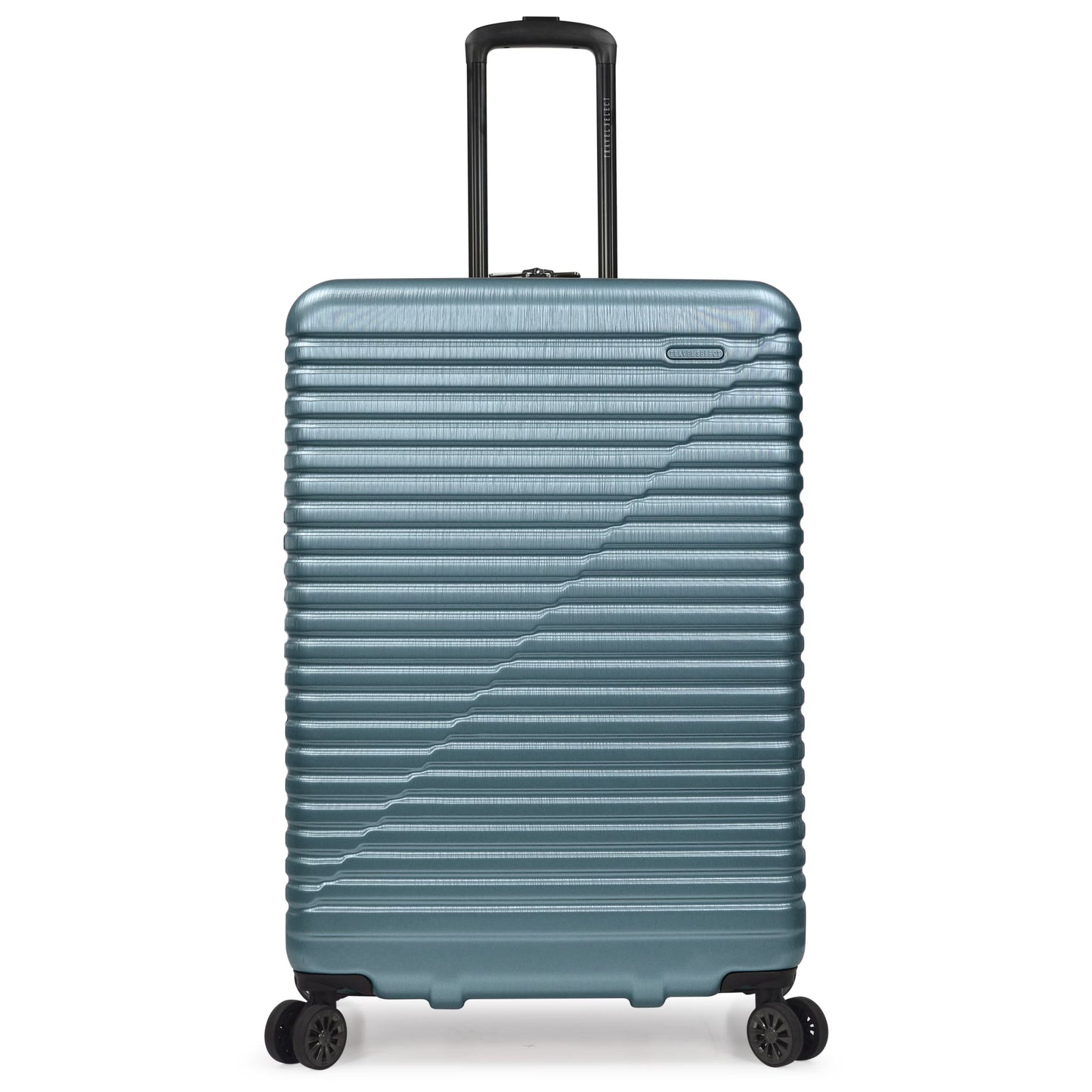 Travel Select Sunny Side Hardside Spinner Luggage with Spinner Wheels, Slate Blue, 30" Large Checked