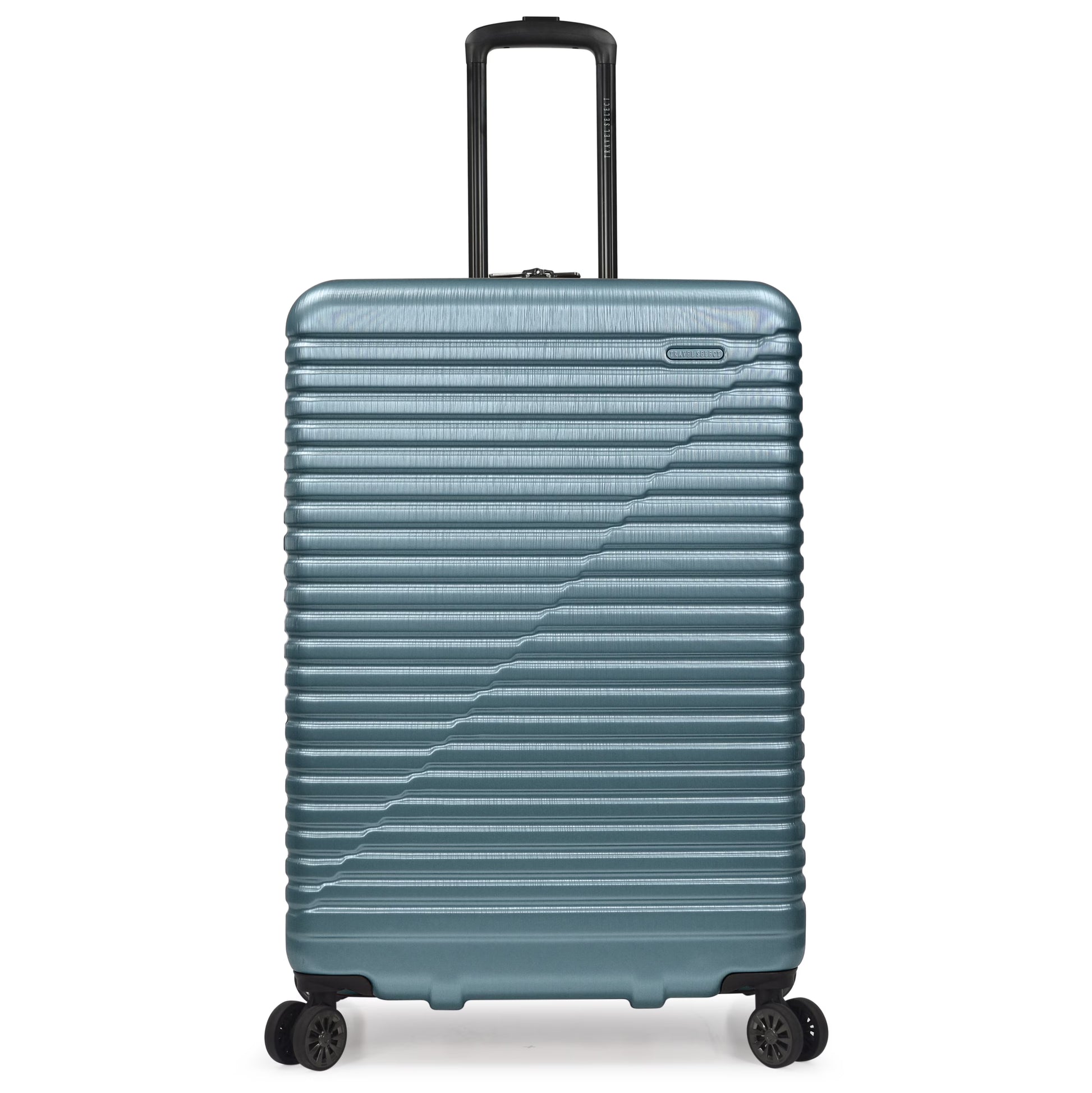 Travel Select Sunny Side Hardside Spinner Luggage with Spinner Wheels, Slate Blue, 30" Large Checked