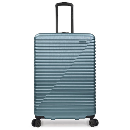 Travel Select Sunny Side Hardside Spinner Luggage with Spinner Wheels, Slate Blue, 30" Large Checked