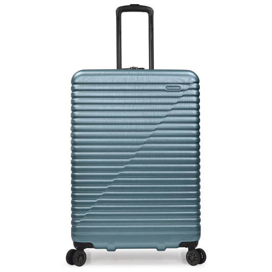 Travel Select Sunny Side Hardside Spinner Luggage with Spinner Wheels, Slate Blue, 30" Large Checked