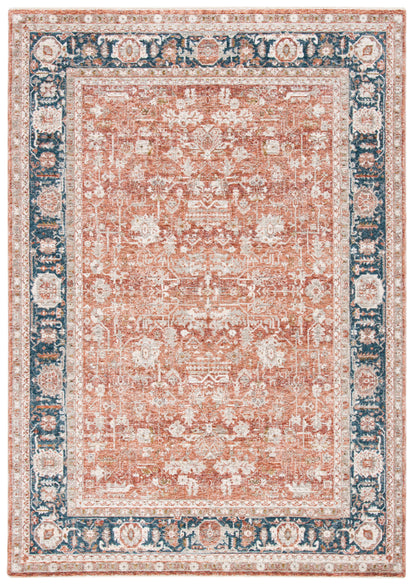 SAFAVIEH Limitee Codie Oriental Area Rug, Rust/Blue, 8' x 10'