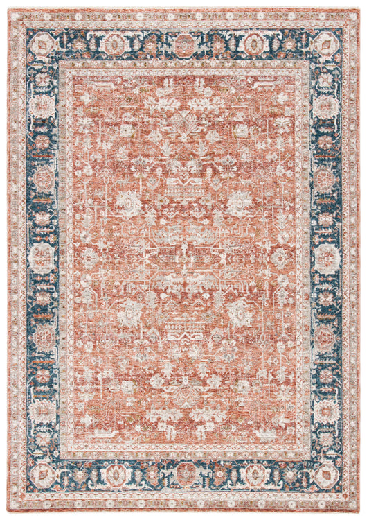 SAFAVIEH Limitee Codie Oriental Area Rug, Rust/Blue, 8' x 10'