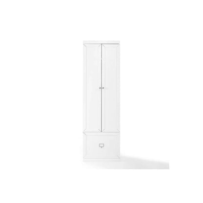 Maykoosh Antique Accents Harper Convertible Pantry Closet - White, 12.5"D x 22"W x 74"H, Pantry Cabinet with Removable Shelves, Engineered Wood, Freestanding Storage Pantry for Kitchens