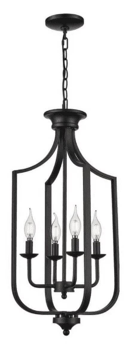 Trans Globe Lighting 11215 Hillcrest 4 Light 14" Wide Pendant - Black