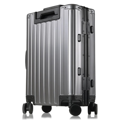 Sindermore 20 inch Aluninum Luggage Carry on Hardside Luggage with TSA Locks Spinner Wheels Zipperless