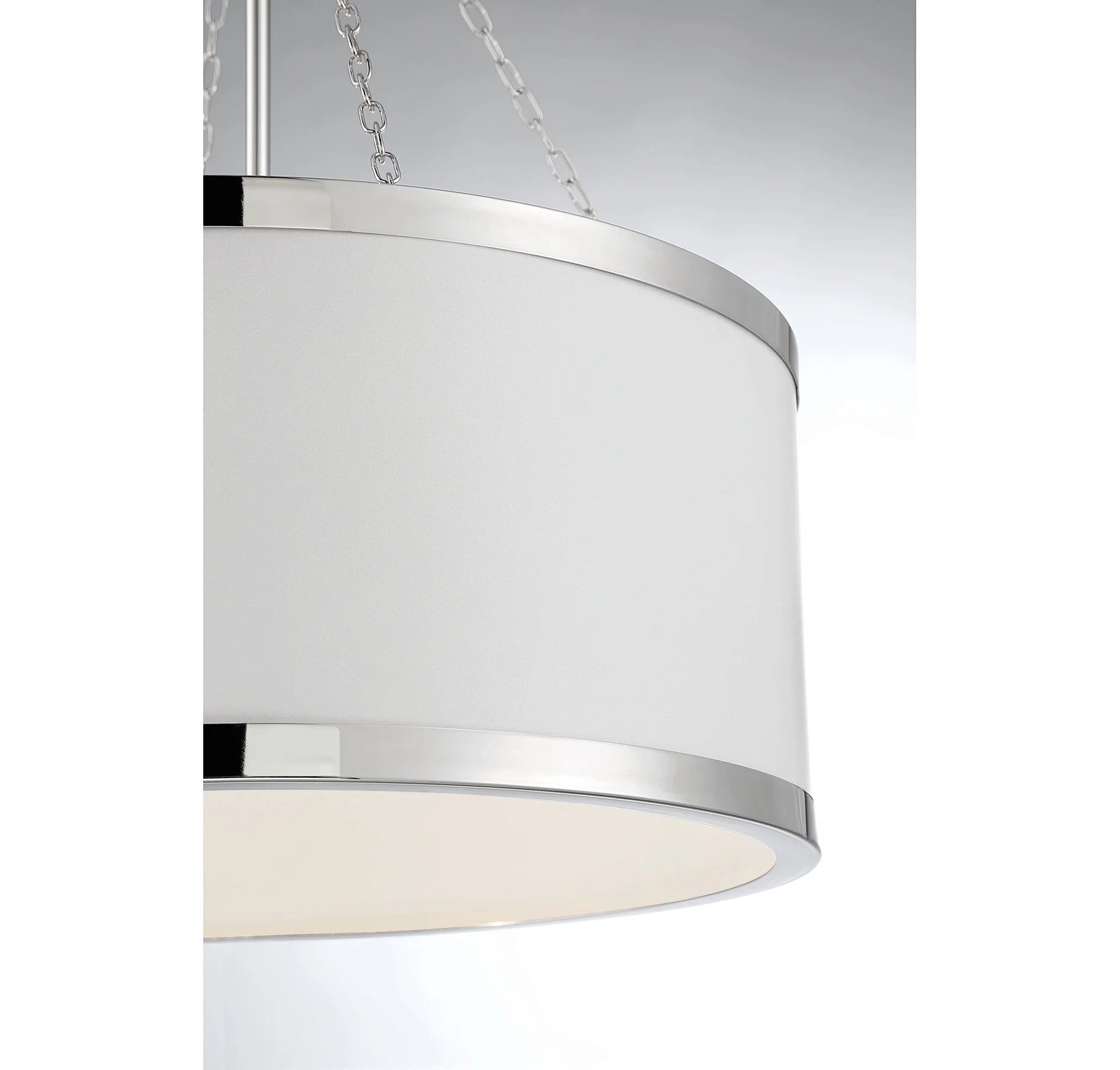Black with Warm Brass Accents Six Light Pendant from the Delphi Collection