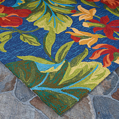 Couristan Covington Tropical Orchid Indoor/Outdoor Area Rug