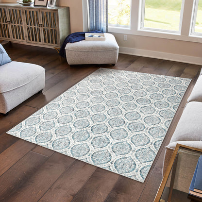 Wyatt & Ash Washable Indoor Area Rug, Alisha 6'6' x 9'6'