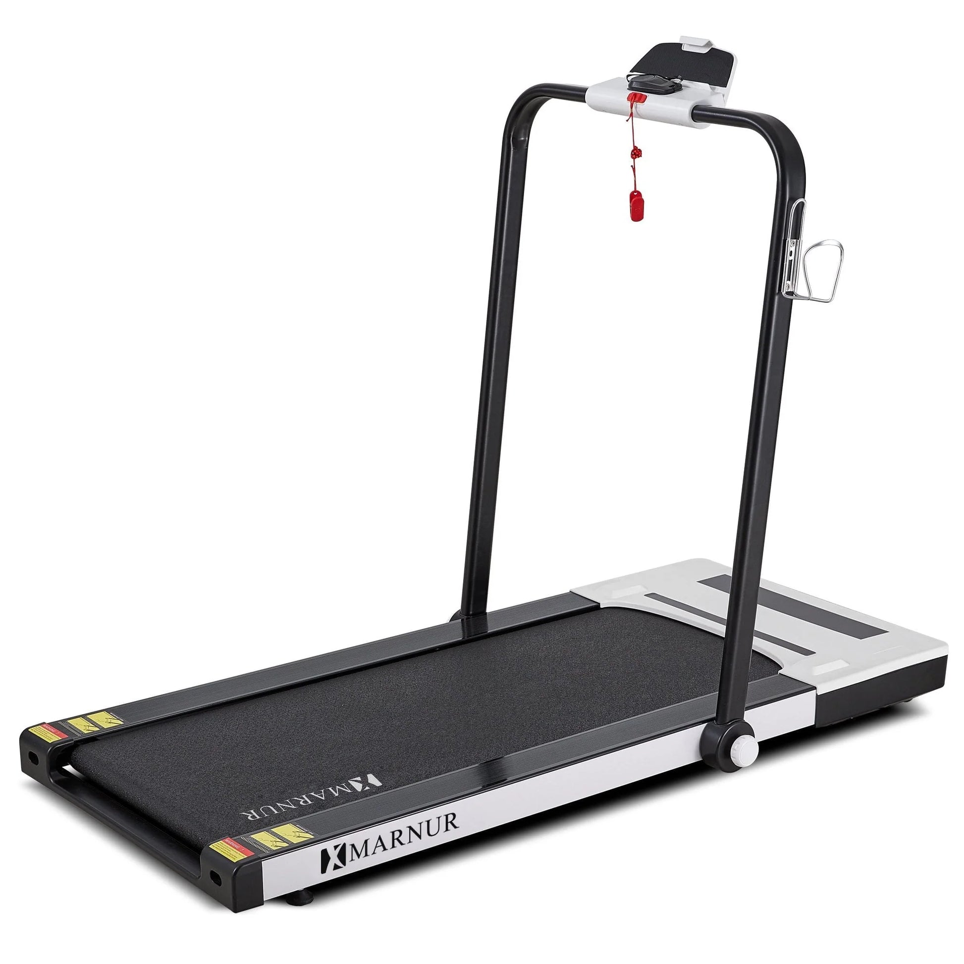 MARNUR 2 in 1 Folding Treadmill 2.2HP Under Desk Treadmill for Fitness with LED Display, Remote Control, Walking Jogging Running Exercise Machine for Home Office, Maximum Weight 220 lbs