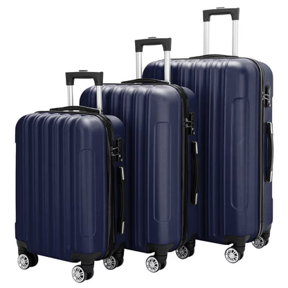 Topcobe 3Pcs Traveling Luggage, Gray 20""" Portable ABS Large Capacity Luggage Bags for Travel Rolling Traveling Storage Suitcase Luggage Set Travel Luggage with Wheels