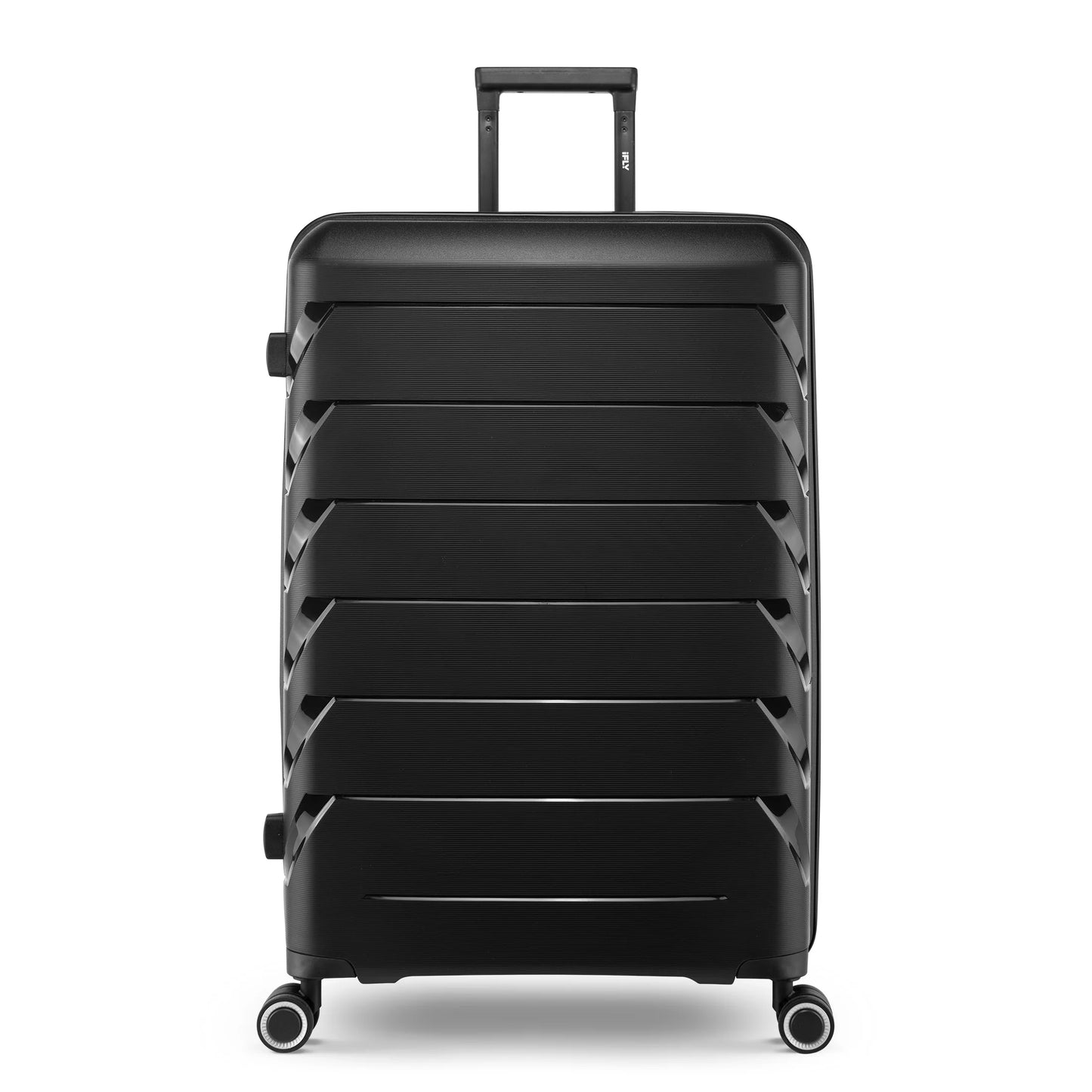 (2 pack) PUR by iFLY Hardside 28" Checked Luggage, Black
