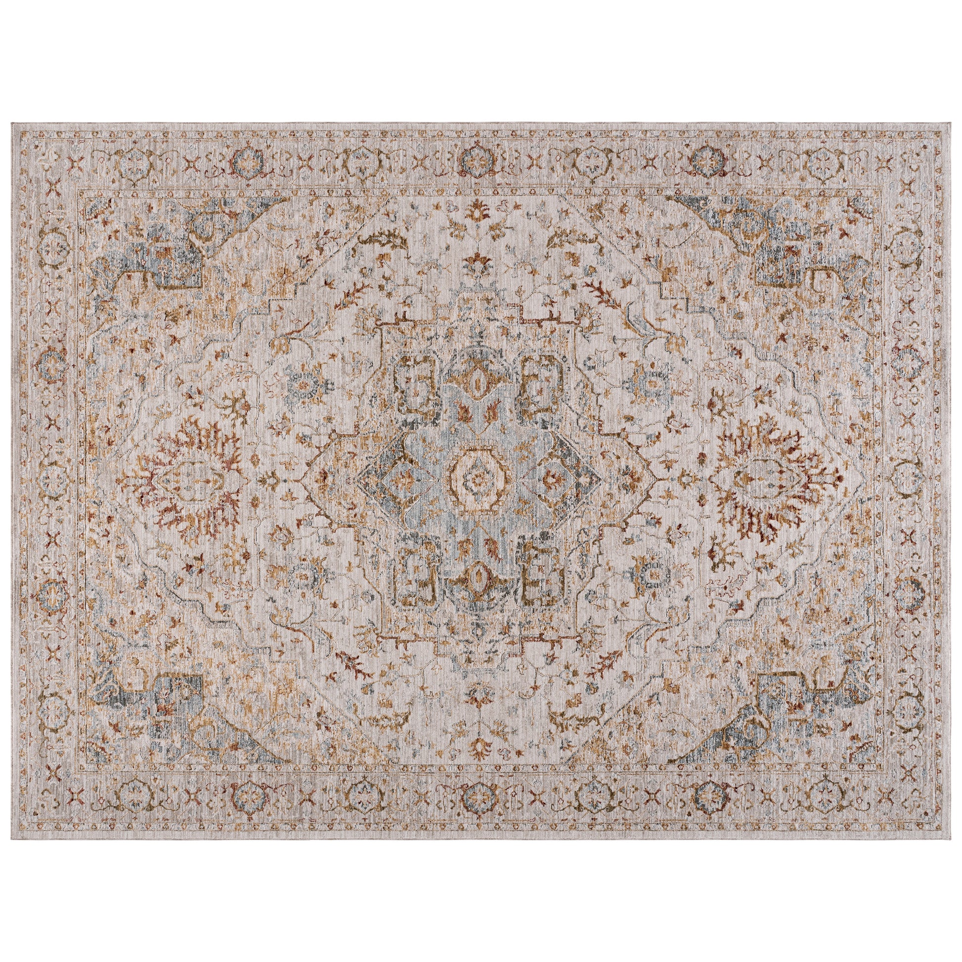 Safavieh Hamilton Area Rug, Ivory Blue, 8’ x 10’
