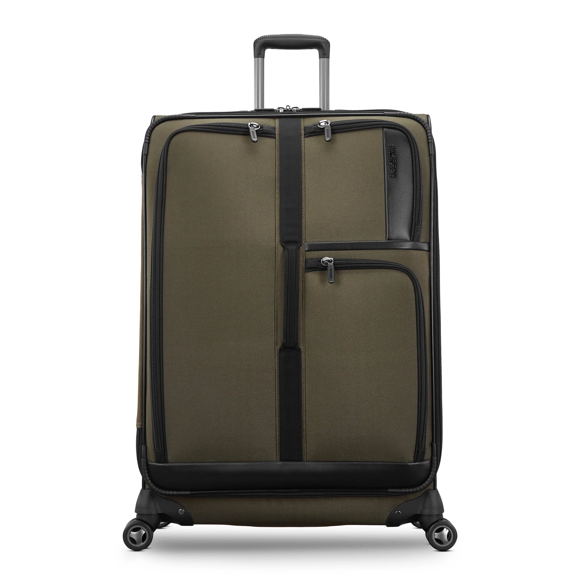 American Tourister Cargo Max 29" Softside Large Checked Spinner Luggage Single Piece - Olive