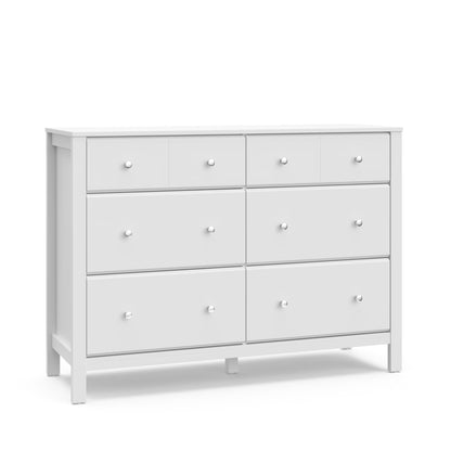 Storkcraft Horizon 6 Drawer Nursery Double Dresser, Driftwood