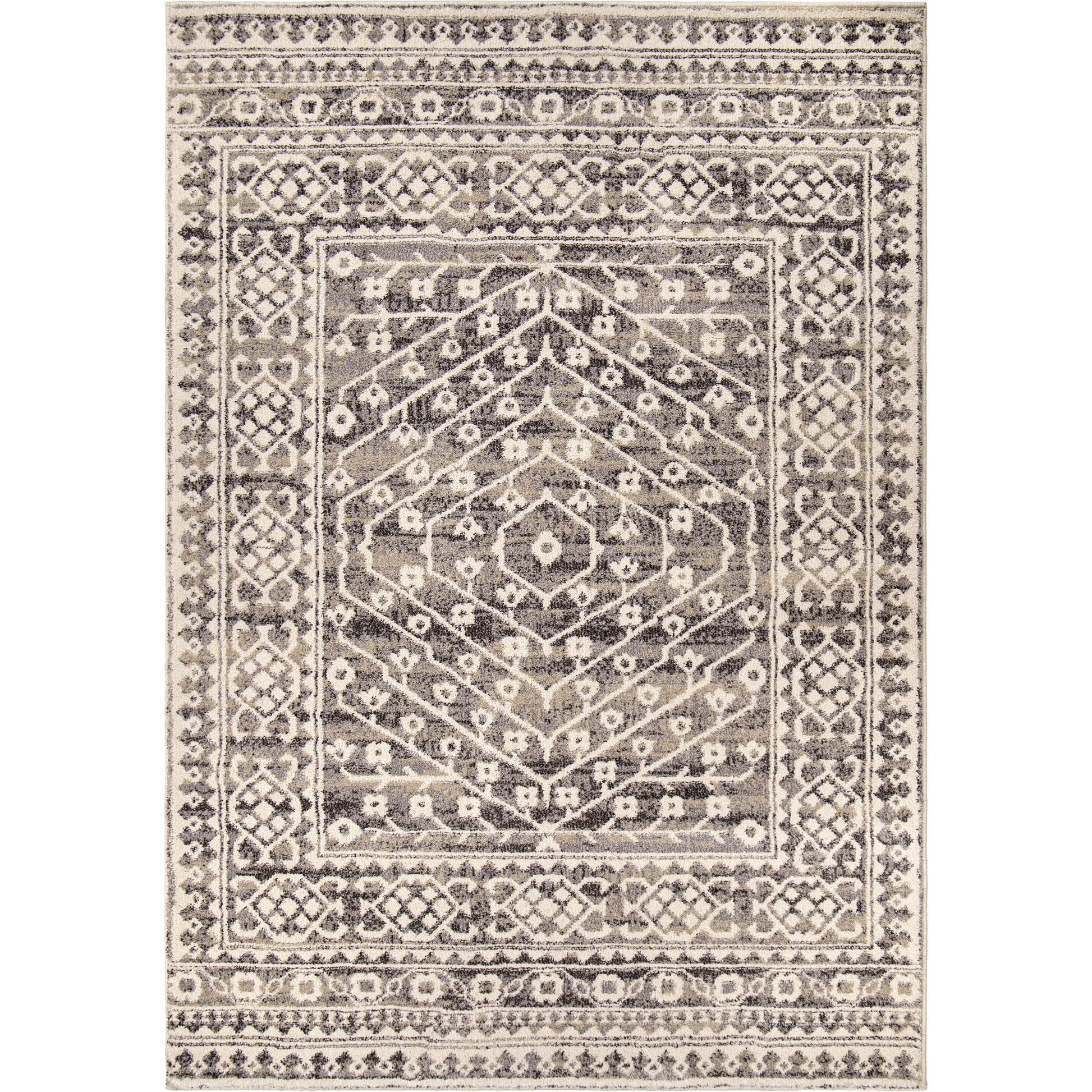 My Texas House Delilah 5'3" X 7'6" Blue Geometric Area Rug