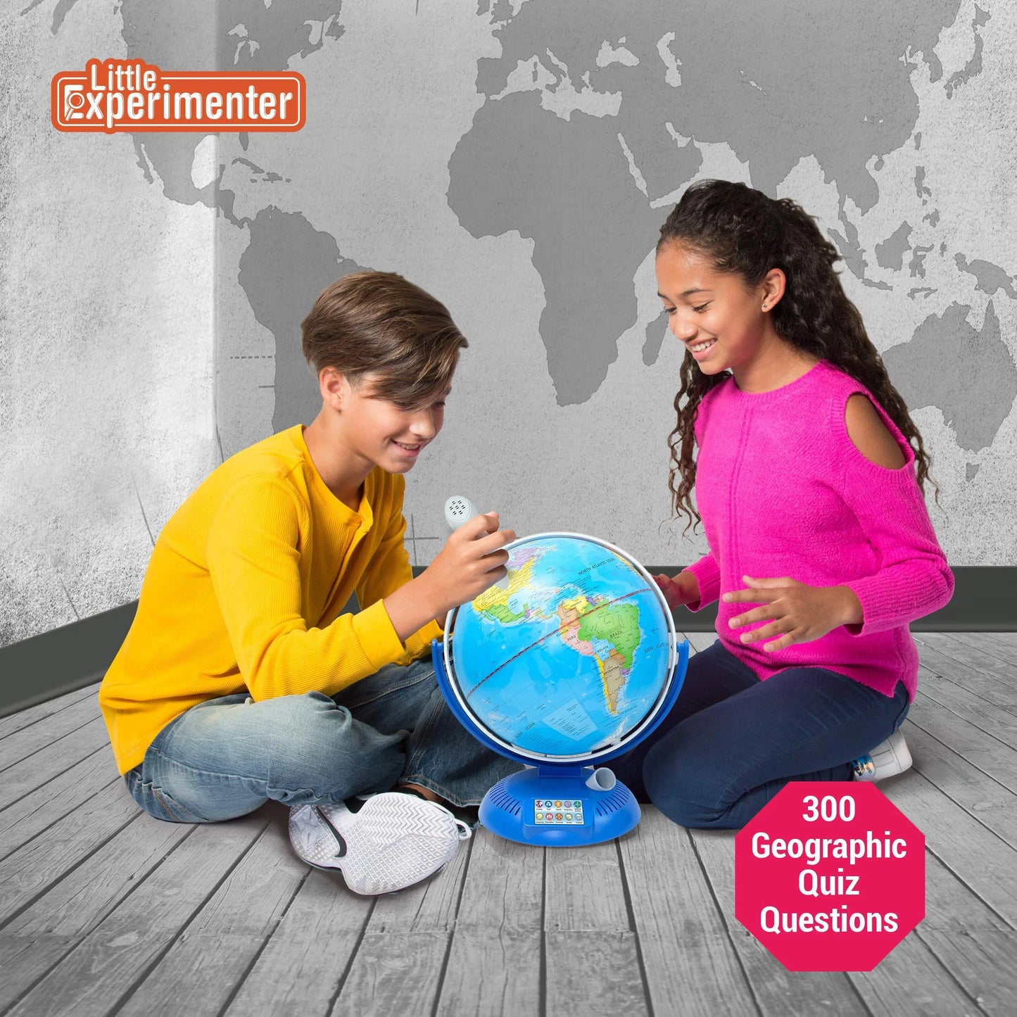 Little Experimenter 9" Multicolor Geographic Globe with Interactive Smart Pen