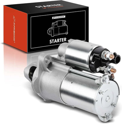 A-Premium Starter Motor Compatible with Chevy Malibu 08-14, Equinox 10-17, Impala 14, Cobalt 08-10, HHR 08-11 & GMC Terrain 10-17 & Buick LaCrosse, 2.0L 2.2L 2.4L, 12V 1.4KW 9-Tooth Clockwise