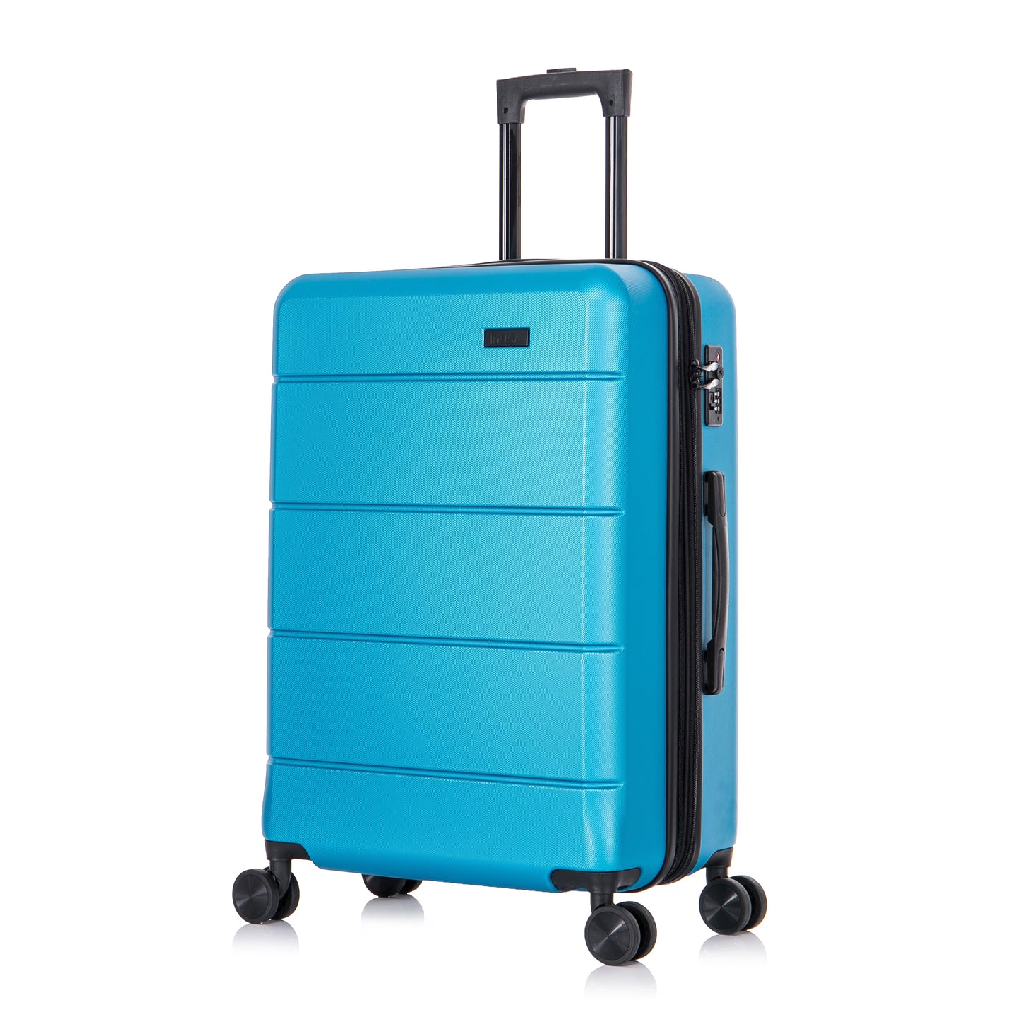 InUSA Elysian 24" Hardside Lightweight Luggage with Spinner Wheels, Handle, and Trolley, Wine