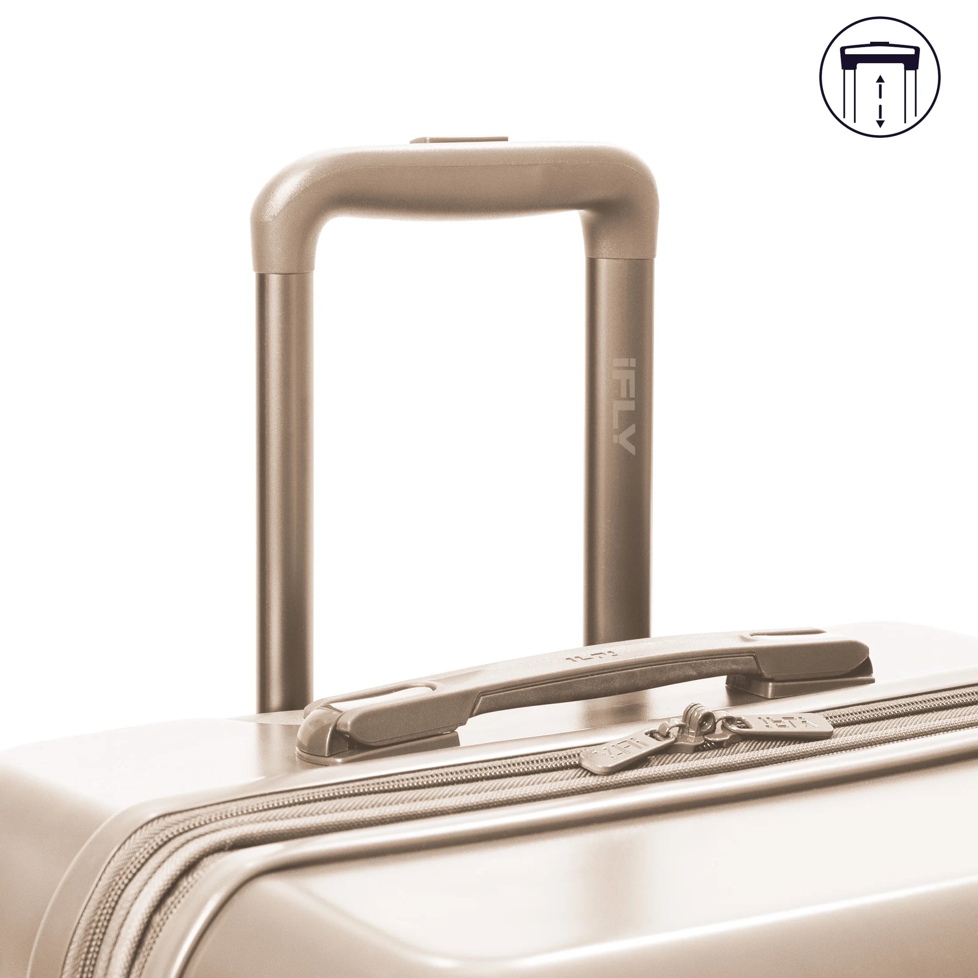 iFLY Hardside Rise 28" Large Checked Luggage, Sand