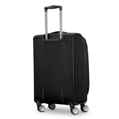 American Tourister Dash XLT Softside Carry On Luggage with Spinner Wheels Single Piece - Black