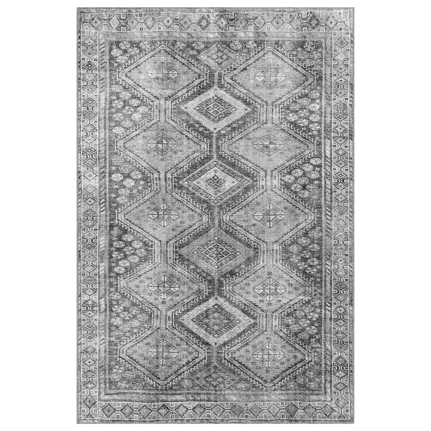 Apache Chenille Area Rug, Theodora Gray, 6' x 9'