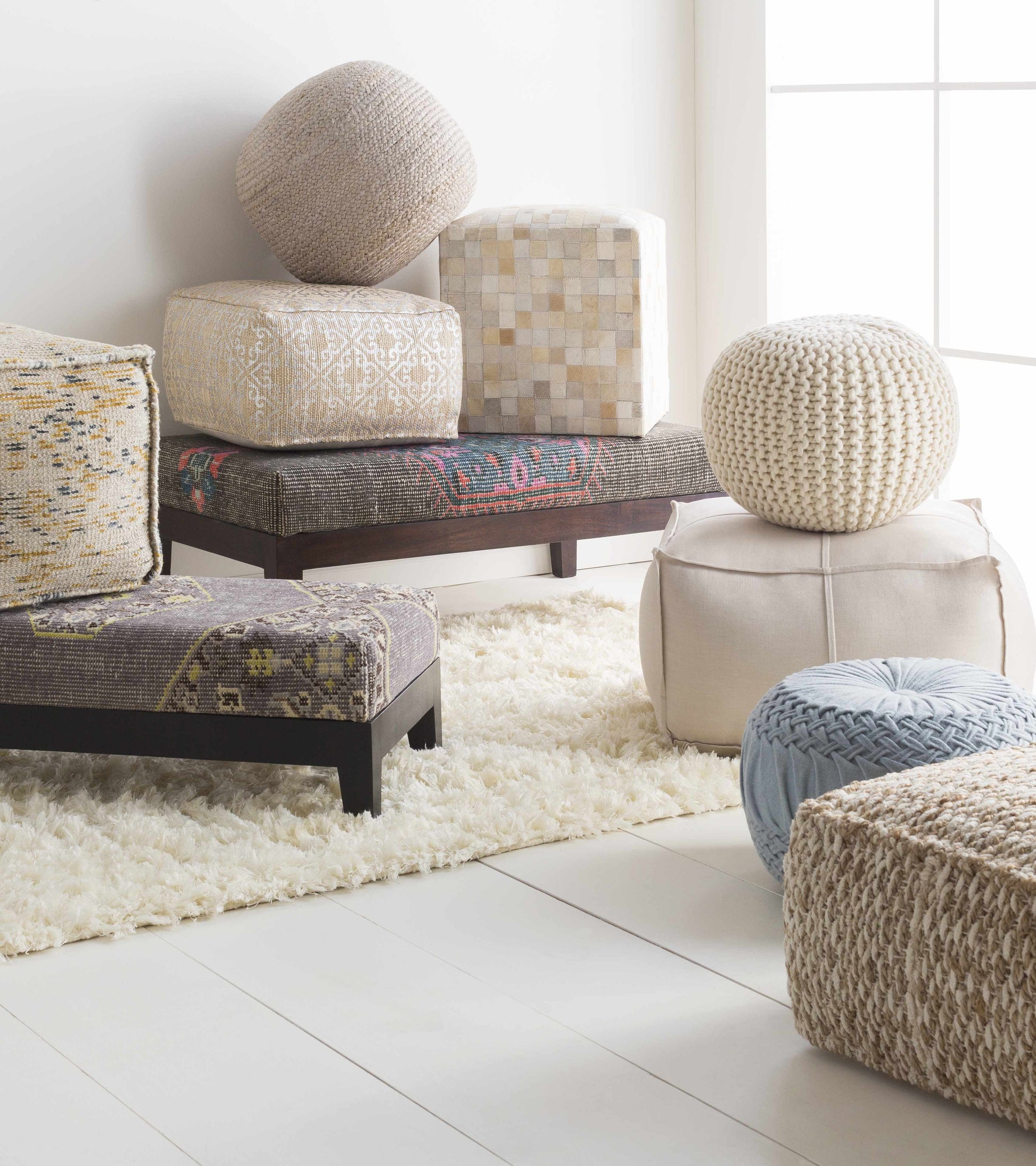 Hauteloom Netcong Pouf