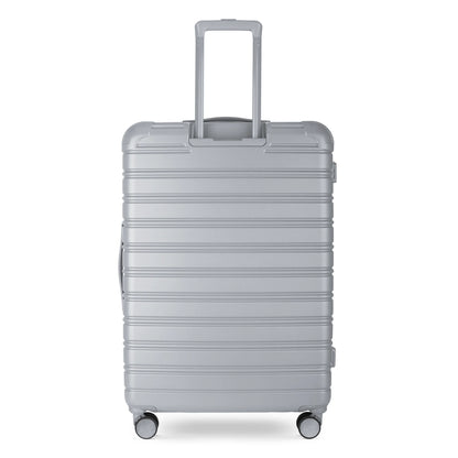 iFLY Hardside Fibertech 3.0 Matte 2 Piece Set, 20" Carry-on and 28" Checked Luggage, Ash