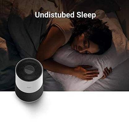 Winix A231 Tower True HEPA 4-Stage Air Purifier, Perfect for Home office, Home classroom, Bedroom and Nursery, White and Charcoal Grey
