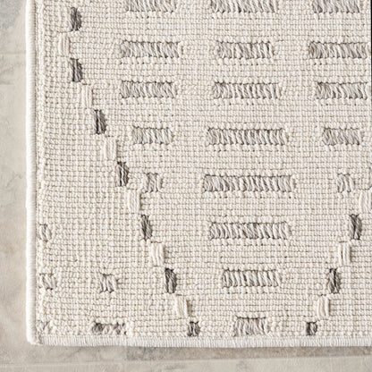 nuLOOM Hestia Trellis Indoor/Outdoor Area Rug, 9' x 12', Hestia Cream