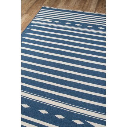 Erin Gates Contemporary Rectangle Area Rug, Denim, 5' X 7'6"