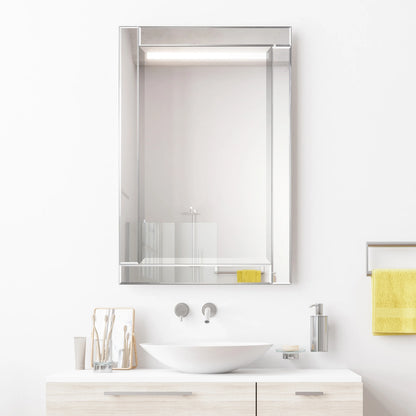 Empire Art Direct MOM-20025B-2454 Moderno Beveled Rectangle Wall Mirror