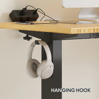 Flexispot 55"x28" Erogonomic Home Office Height Adjustable Standing Desk Bamboo Desktop Computer Desk