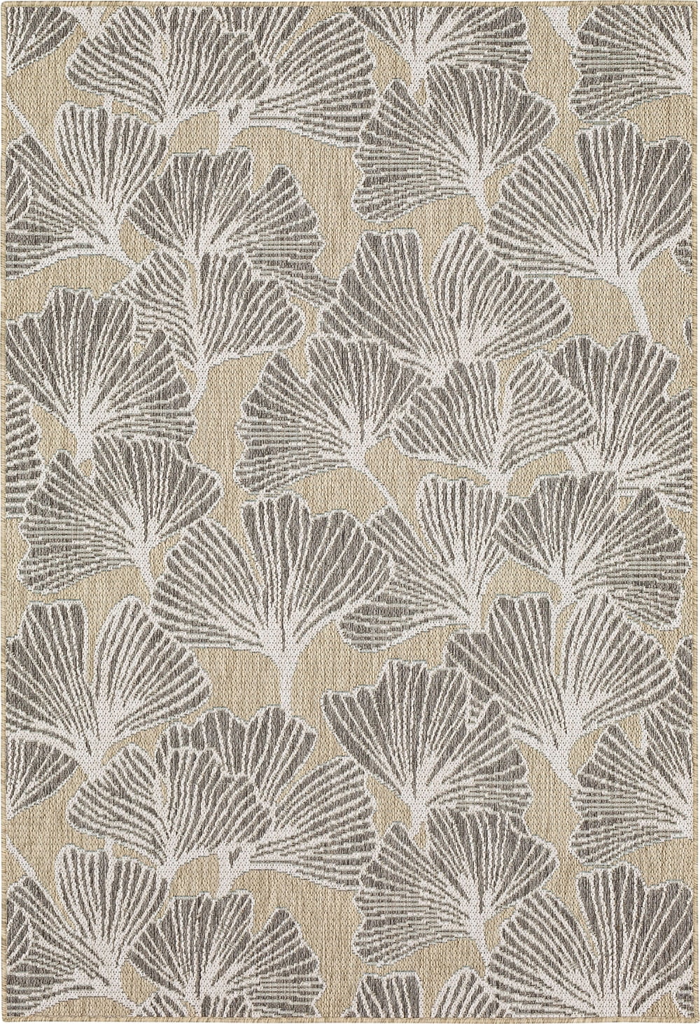 Mohawk Home Jade Butterfly Outdoor Area Rug, Beige, 5' 3" x 7' 6"