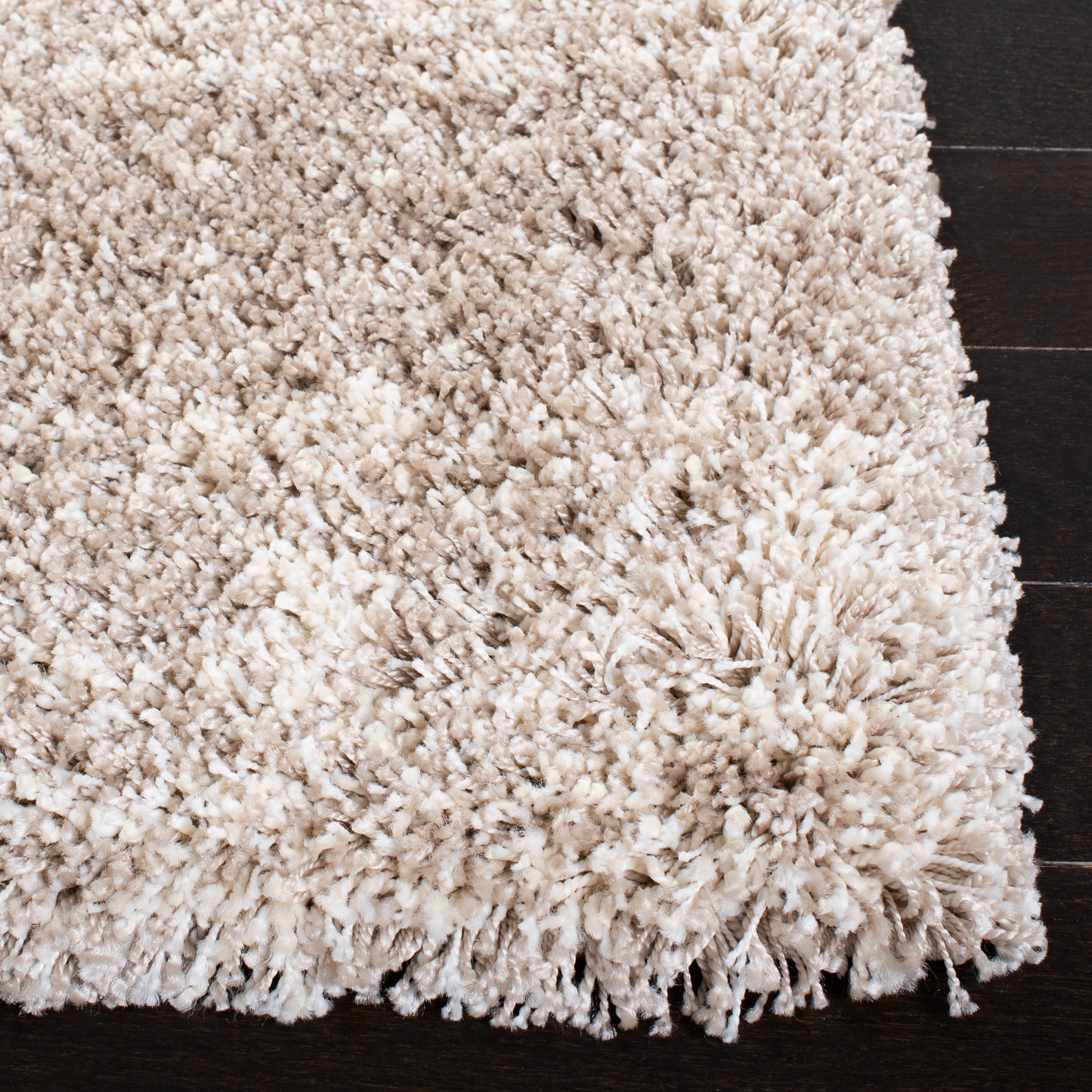 SAFAVIEH Hudson Shag Jacinda Abstract Area Rug, Ivory/Beige, 5'3" x 7'6"
