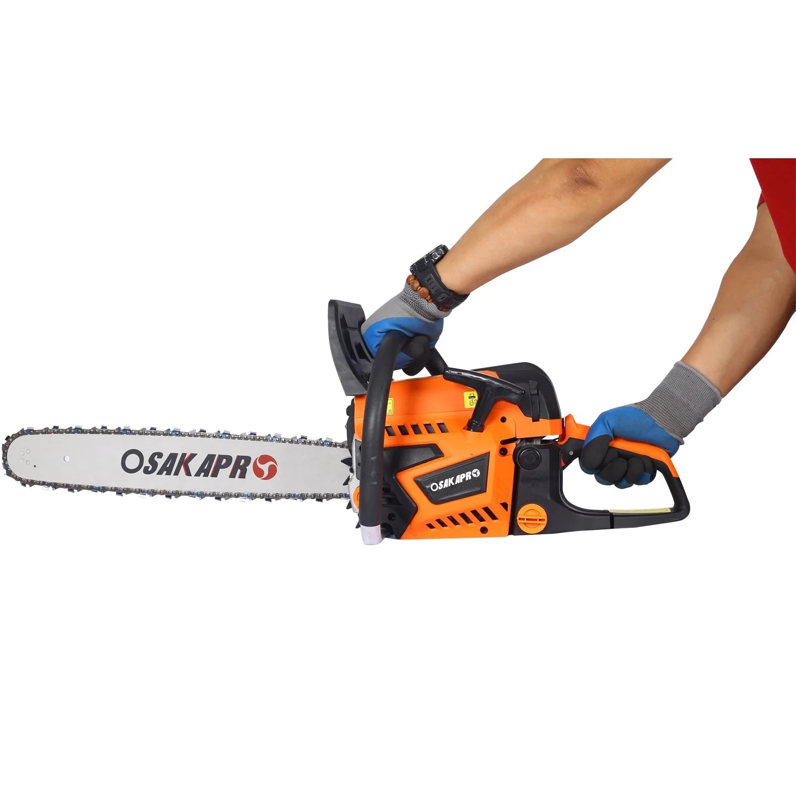 52cc 2-Cycle Gas Powered Chainwaw, 20inch Gasoline Chain Saw for Trees Wood Cutting, EPA Compliant