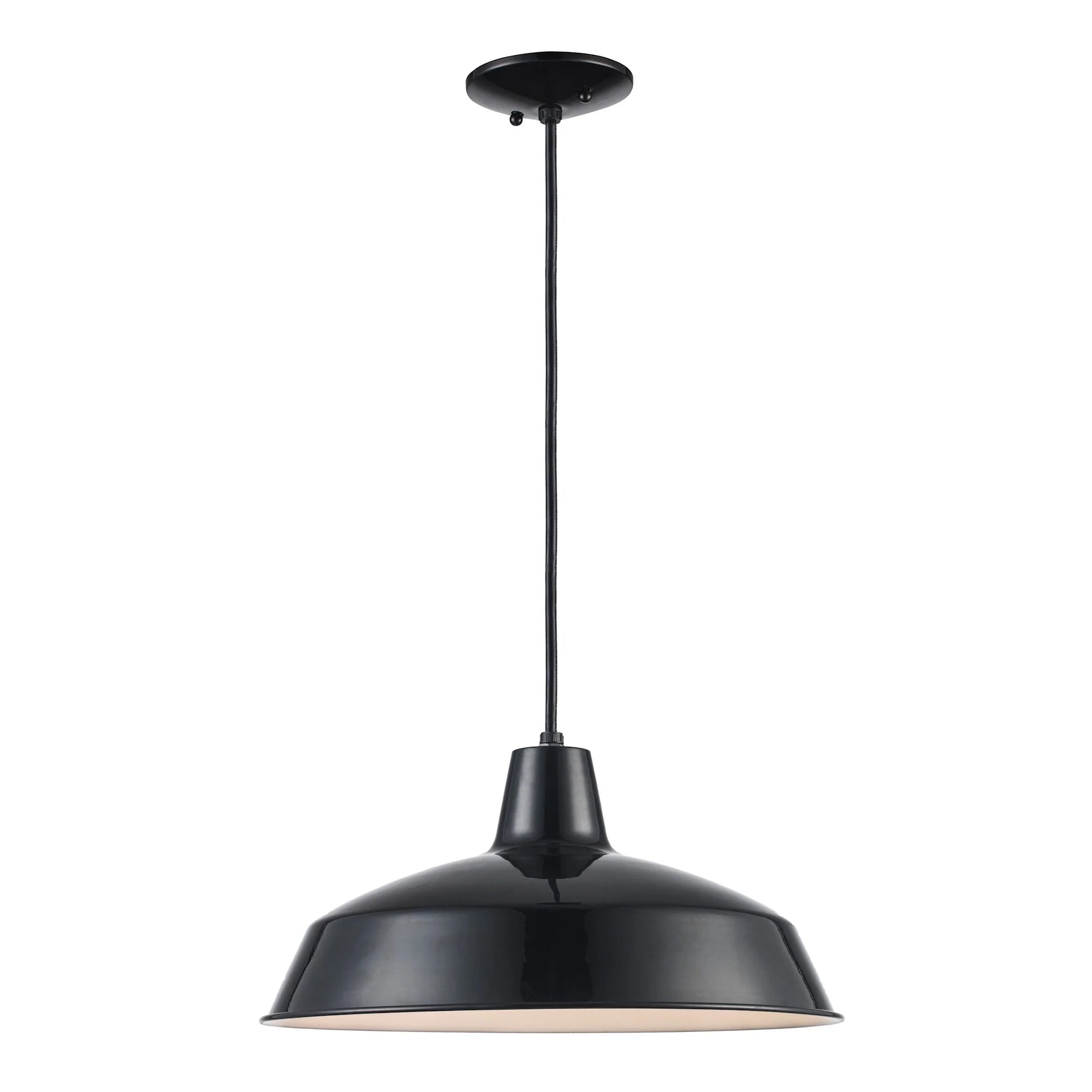 Trans Globe Lighting 1100 Sherman 1 Light 7" Tall Industrial Dome Shaped Indoor Pendant -