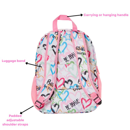 Kids Luggage Girls Suitcase Set Backpack Neck Pillow Water Bottle and Luggage Tag 5 Pc