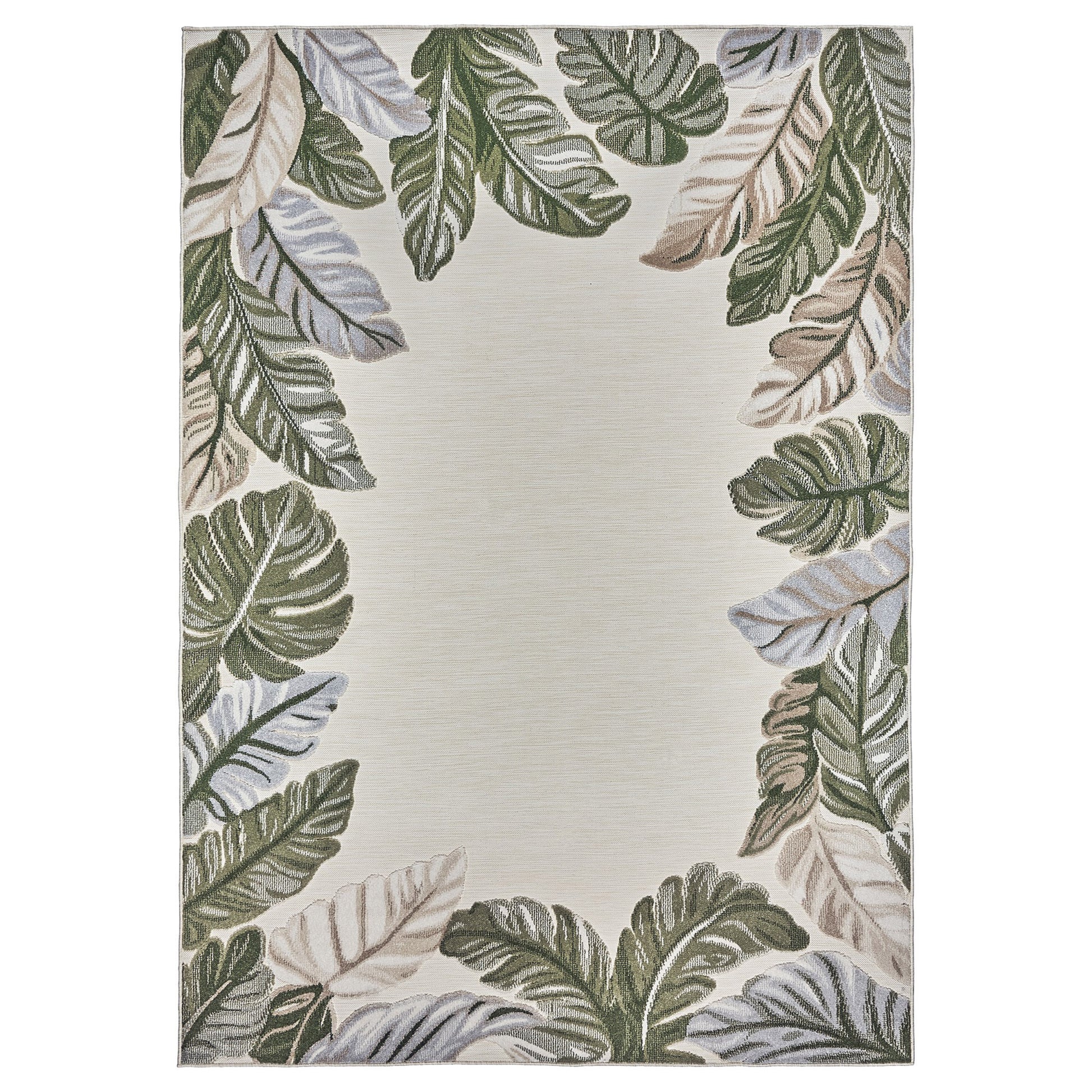 Laguna Indoor/Outdoor Area Rug, Molokai Ivory, 5’3” x 7’