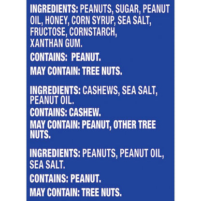 Planters, Cashew & Peanut, Variety Pack, 24-count