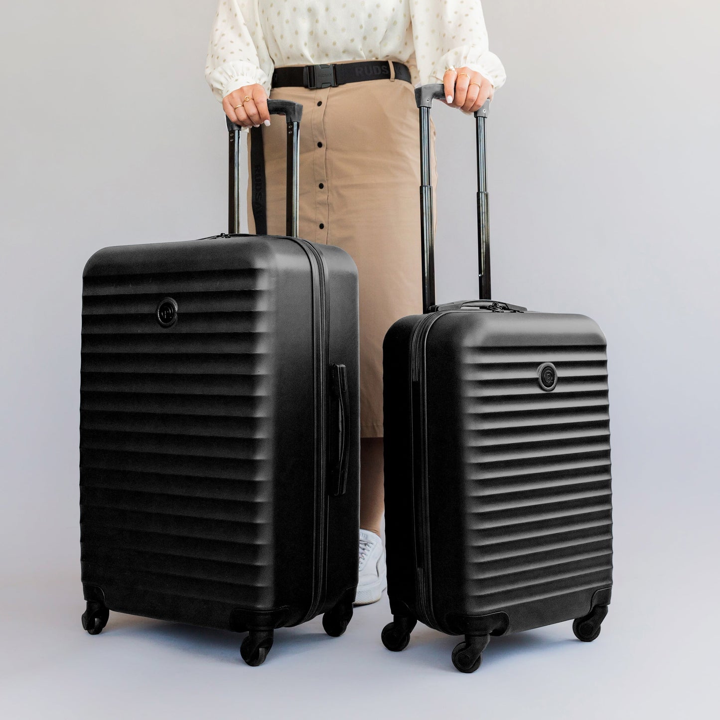Protege 2-Piece Hardside Rolling Luggage Set, Blue