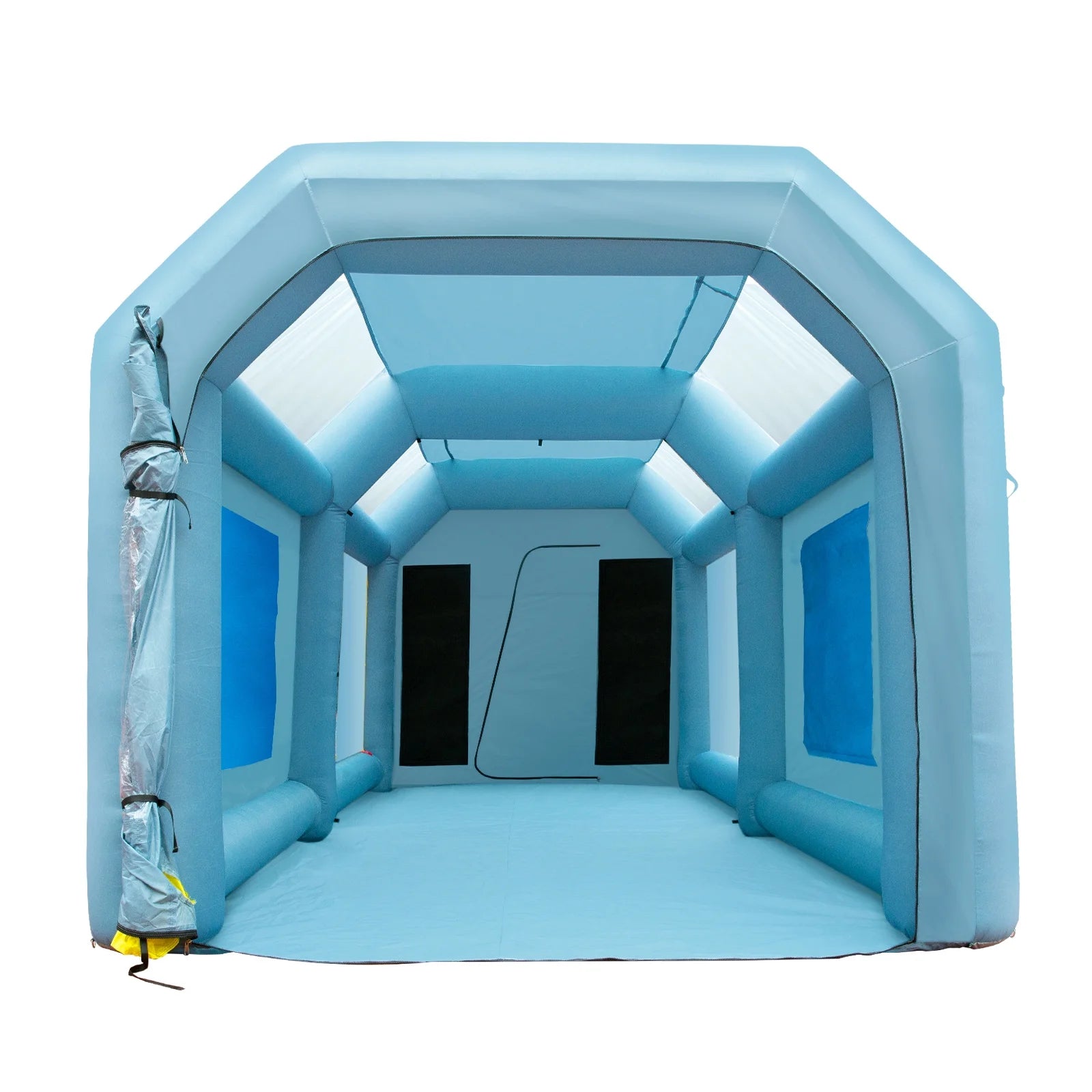 KFFKFF Elastic Spraying Room 20X10X8 Far Elastic Spray Painting Room Car Spitting Tent and 480W+750W Filter System Filter Flower Filter
