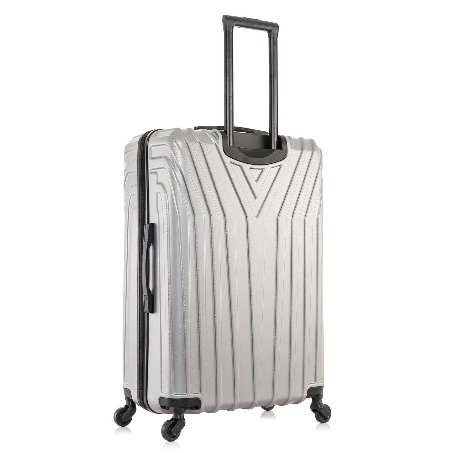 InUSA Vasty 28" Hardside Lightweight Luggage with Spinner Wheels, Handle, and Trolley, Gray